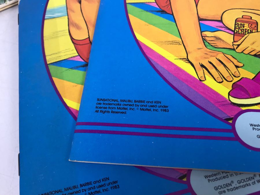 Collection Of Vintage Barbie Doll Paper Dolls And Vintage 1993 Mattel Red Flare Barbie Figurine [Photo 22]