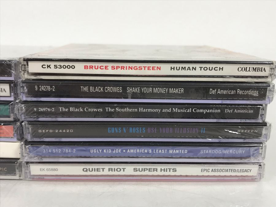 (12) Sealed Music CDs: Michael Jackson, Quiet Riot, The Black Crowes, Guns N' Roses [Photo 8]