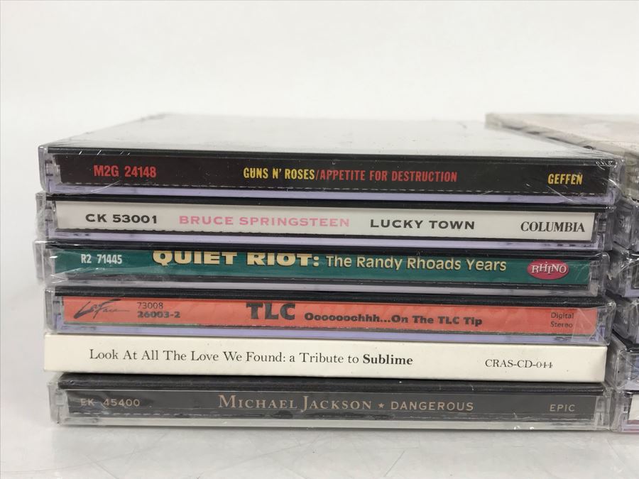 (12) Sealed Music CDs: Michael Jackson, Quiet Riot, The Black Crowes, Guns N' Roses [Photo 7]