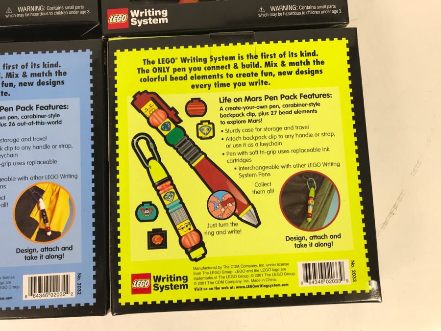 (6) New LEGO Pens: Life On Mars And Space Port Pen Packs [Photo 9]