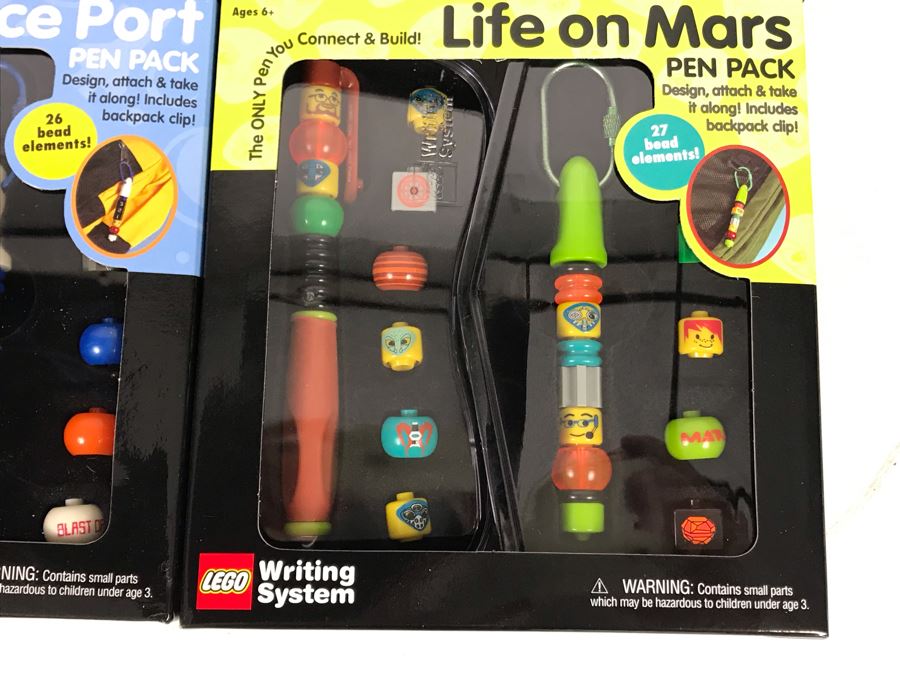 (6) New LEGO Pens: Life On Mars And Space Port Pen Packs [Photo 5]