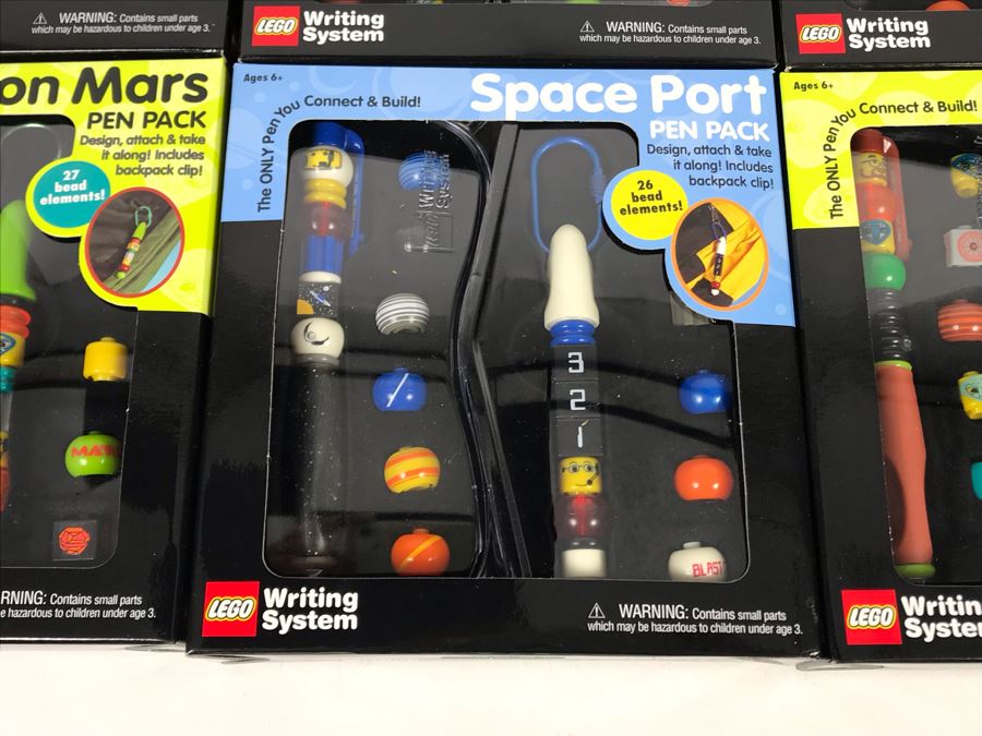 (6) New LEGO Pens: Life On Mars And Space Port Pen Packs [Photo 2]