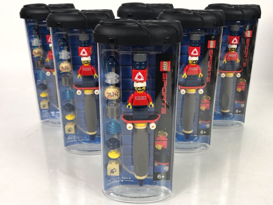 (6) New LEGO Skateboarder Boy Pens [Photo 2]