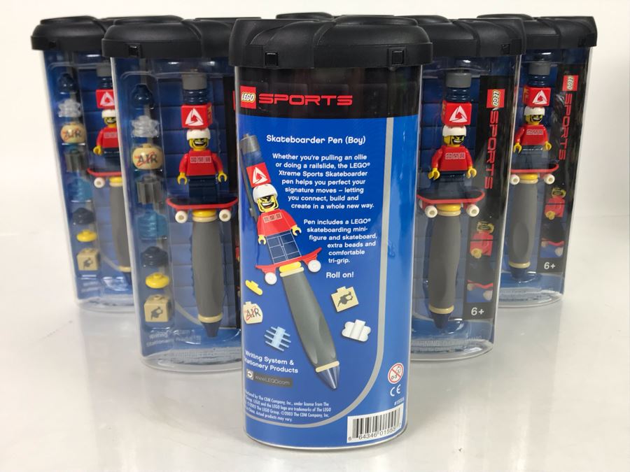 (6) New LEGO Skateboarder Boy Pens [Photo 6]