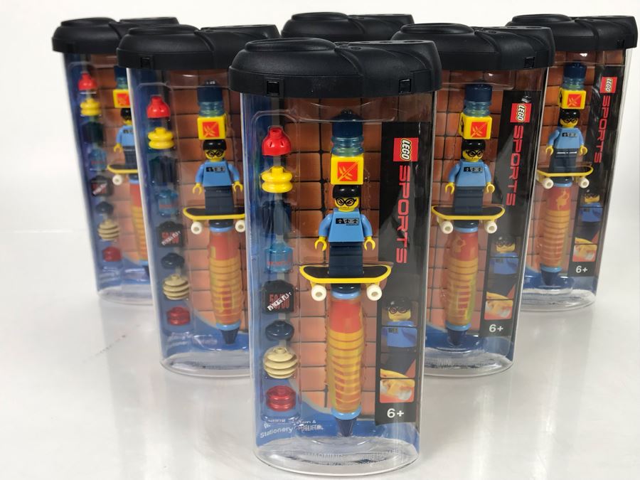 (6) New LEGO Skateboarder Girl Pens [Photo 2]