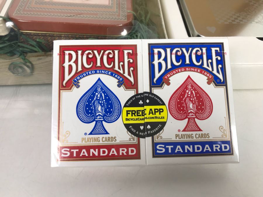 Various New Playing Cards And Golf Gift Basket [Photo 6]