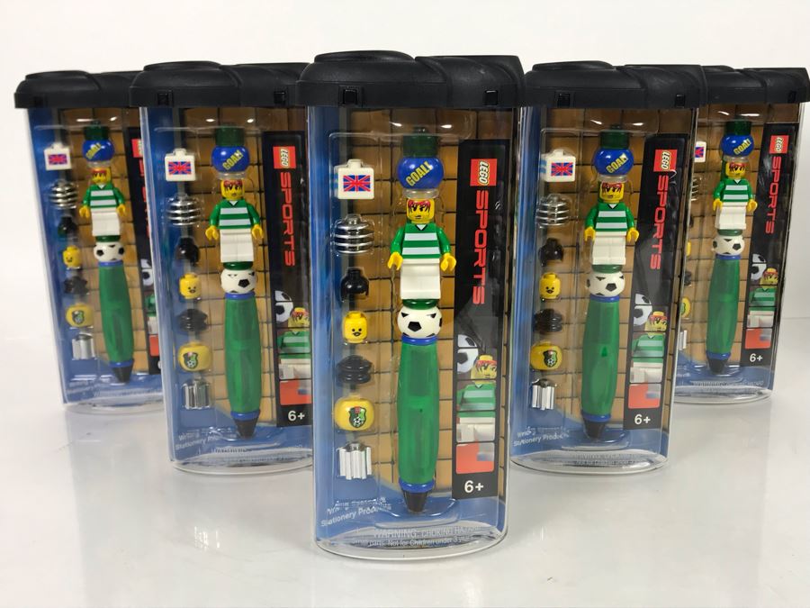 (6) New LEGO Soccer Boy Pens [Photo 1]