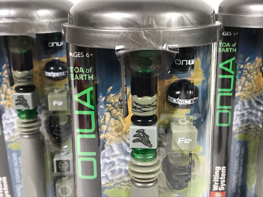 (6) New LEGO Bionicle Toa Of Earth Pens [Photo 3]