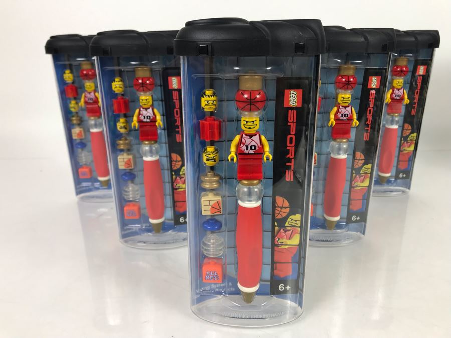 (6) New LEGO Pro Basketball Pens [Photo 2]