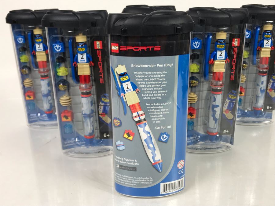 (6) New LEGO Snowboarder Boy Pens [Photo 5]