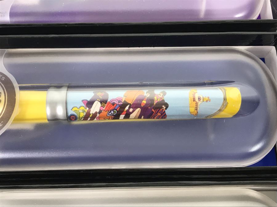 (3) New Limited Edition Beatles Pod Pens [Photo 5]