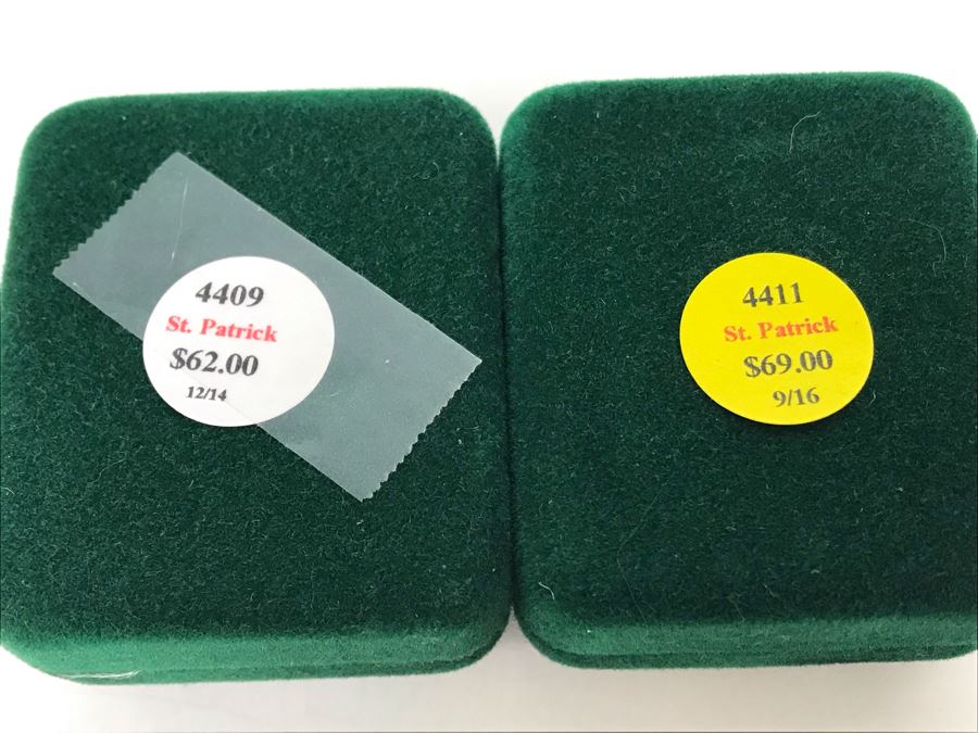 New Pair Of Sterling Silver Irish Pendants With Necklaces By Robert Emmet $130 Value [Photo 8]