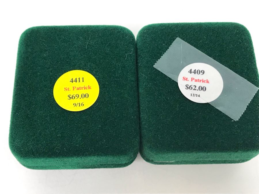 New Pair Of Sterling Silver Irish Pendants With Necklaces By Robert Emmet $130 Value [Photo 9]