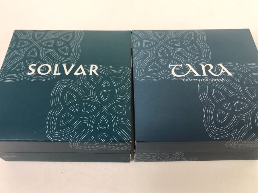 New Pair Of Irish Tara Solvar Cufflinks $118 Value [Photo 5]