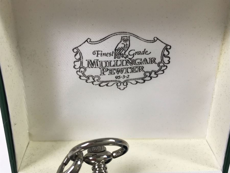 New Mullingar Pewter Mechanical Pocket Watch [Photo 8]