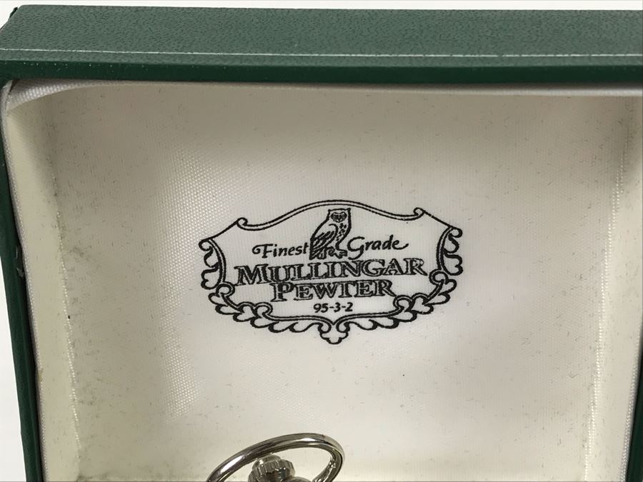 New Mullingar Pewter Mechanical Pocket Watch [Photo 5]