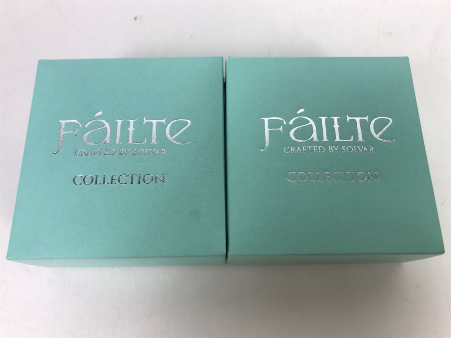 New Sterling Silver Pendant Necklace And Matching Earrings By Failte Solvar [Photo 6]