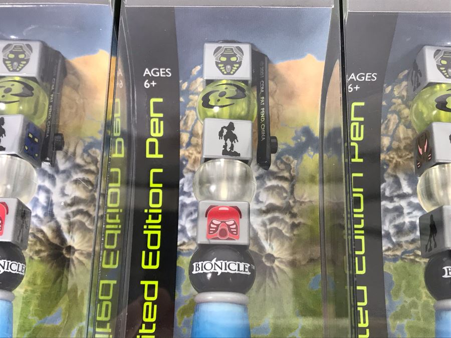 (8) New LEGO Bionicle Limited Edition Pens [Photo 4]