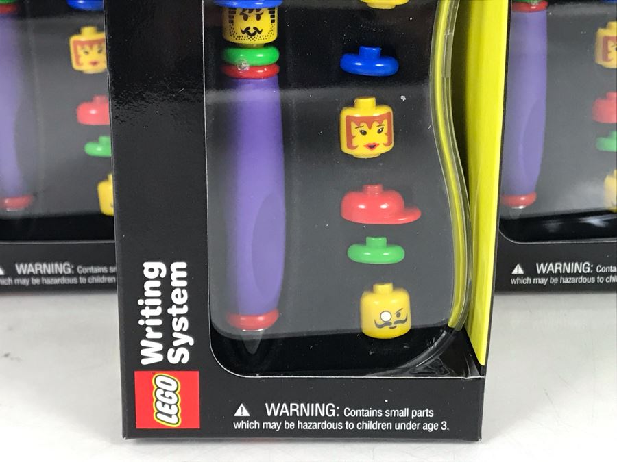 (6) New LEGO Minifigure Faces Pens [Photo 3]
