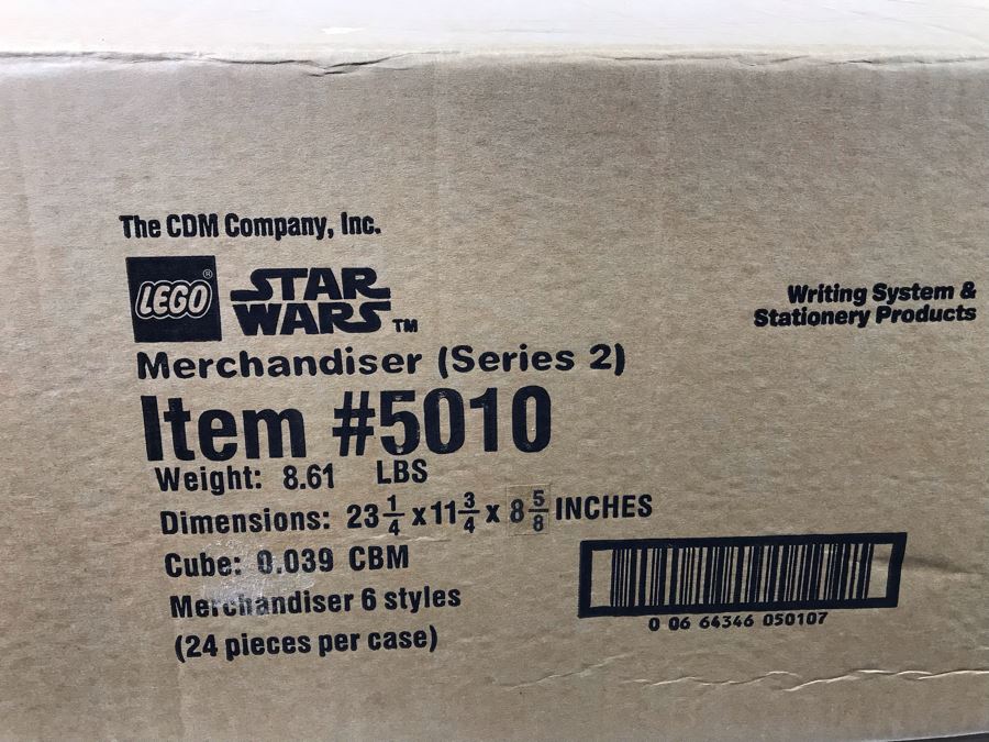 New LEGO Star Wars Collectible Pens With Store Display Merchandiser Yoda, Tusken Raider, Obi-Wan Kenobi, Stormtrooper, Paploo And Luke Skywalker - 24 Total Pens [Photo 8]