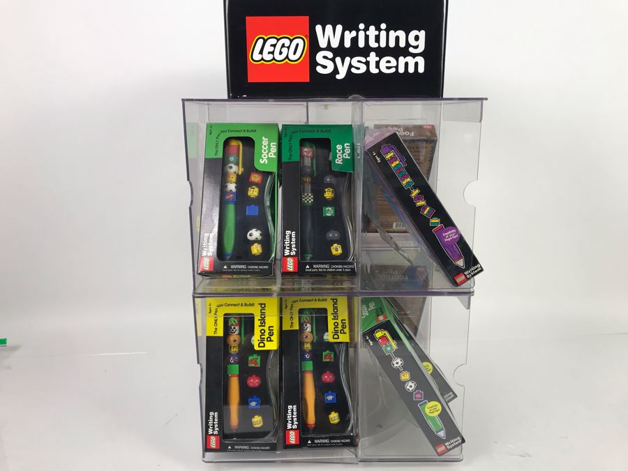 Lego Writing System Store Display With 19 New Lego Pens [Photo 2]