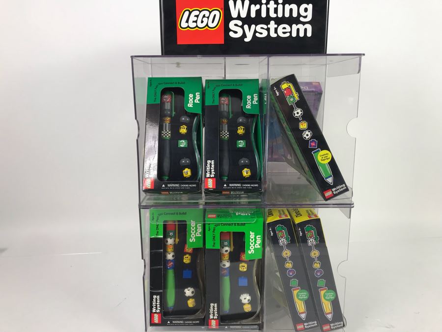 Lego Writing System Store Display With 19 New Lego Pens [Photo 5]