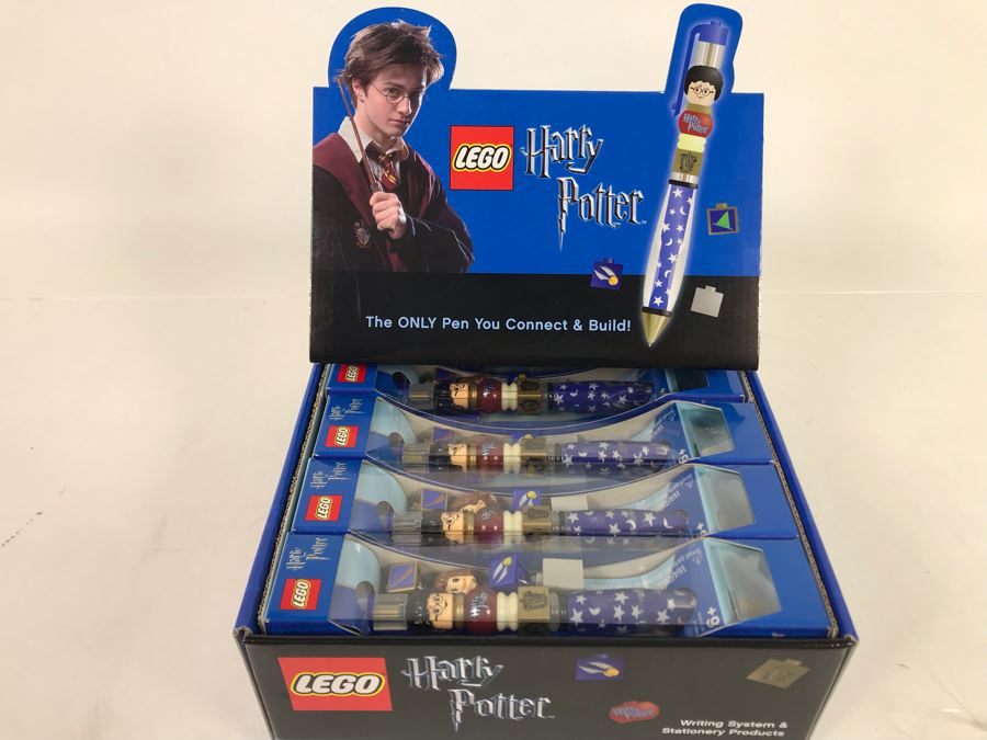 New Lego Harry Potter Pens With Store Display Merchandiser - 12 Total Pens [Photo 3]