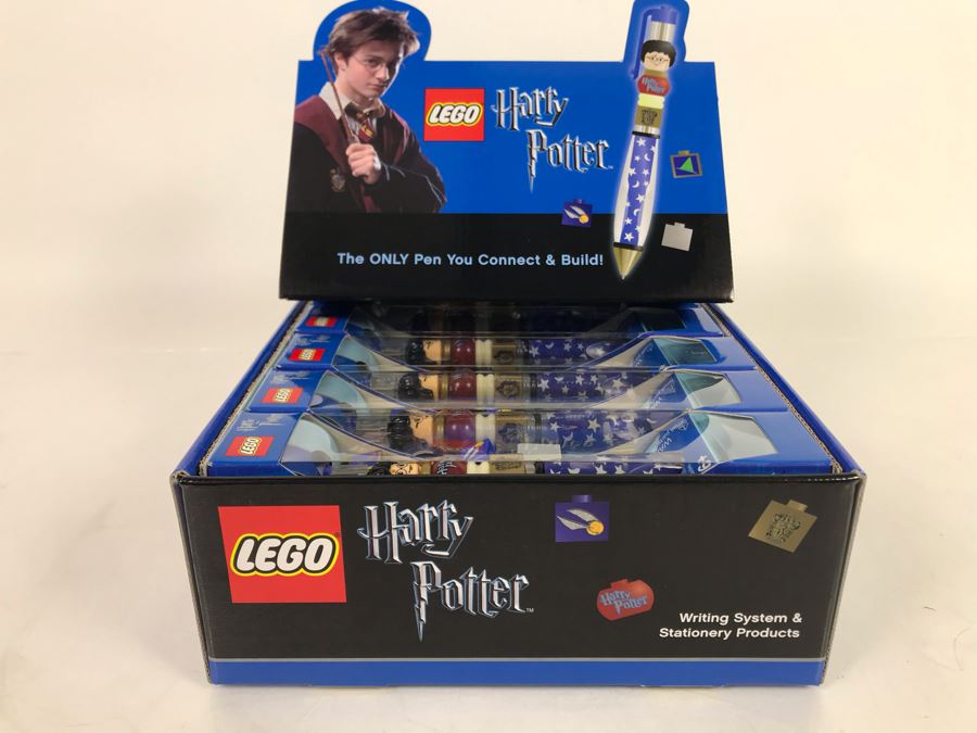 New Lego Harry Potter Pens With Store Display Merchandiser - 12 Total Pens [Photo 2]