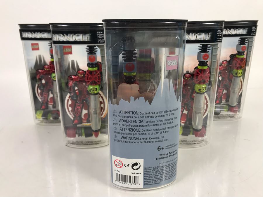 (6) New LEGO Bionicle Pens [Photo 5]