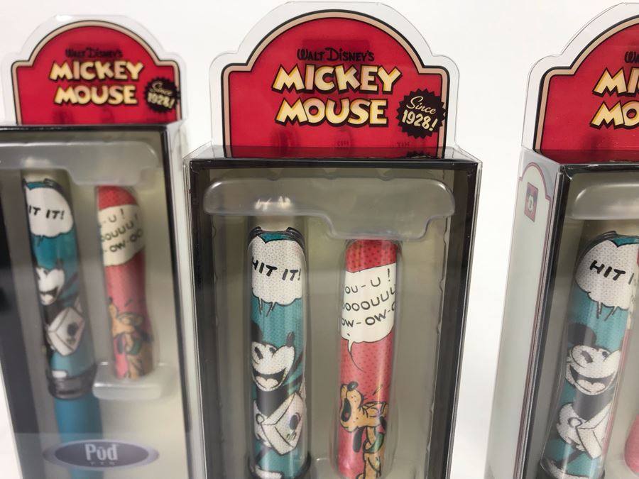 (4) New Walt Disney's Mickey Mouse Pod Ballpoint Pens [Photo 3]