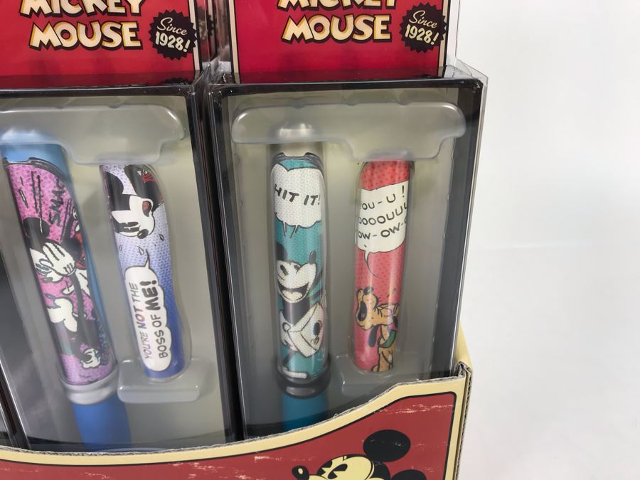 New Walt Disney's Mickey Mouse Pod Ballpoint Pens With Store Display Merchandiser - 12 Total Pens [Photo 6]
