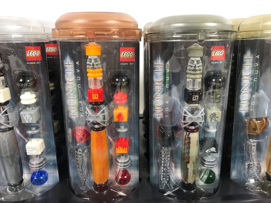 New LEGO Bionicle Toa Nuva Pens With Store Display Merchandiser - 24 Total Pens [Photo 4]