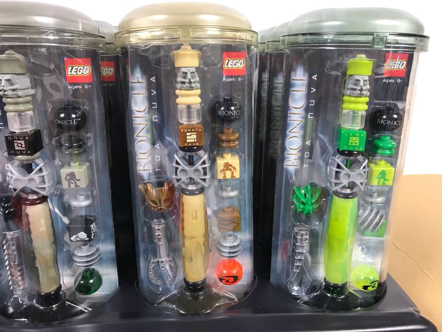 New LEGO Bionicle Toa Nuva Pens With Store Display Merchandiser - 24 Total Pens [Photo 5]