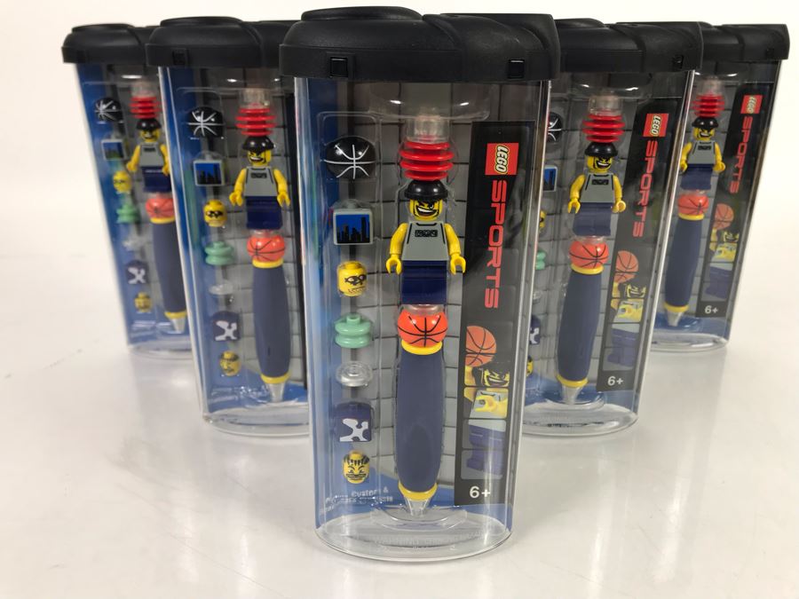 (6) New LEGO Street Basketball Pens [Photo 2]