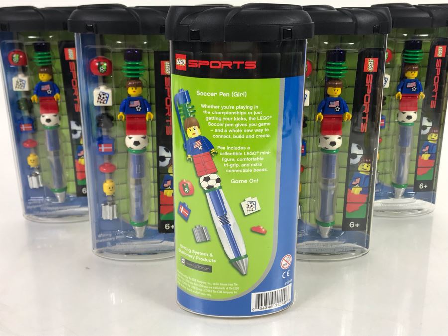 (6) New LEGO Girl Soccer Pens [Photo 6]