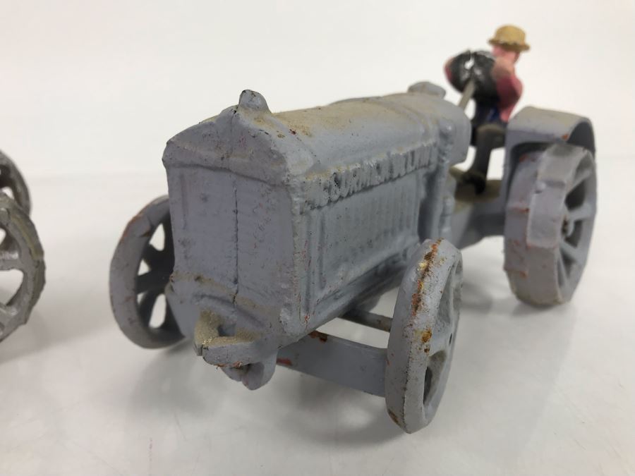 Pair Of Cast Iron Toy Tractors [Photo 5]