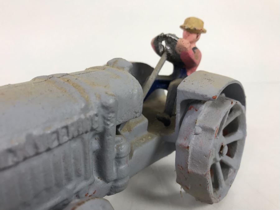 Pair Of Cast Iron Toy Tractors [Photo 4]
