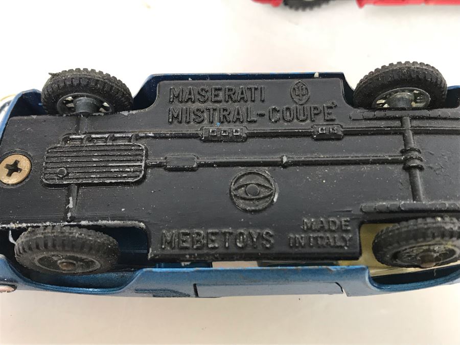 Mebetoys Maserati Mistral-Coupe Car, Dinky Toys Fire Engine And Coca-Cola Vehicle [Photo 5]