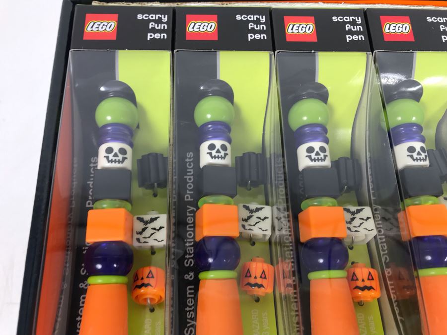New LEGO Scary Fun Halloween Pens With Store Display Merchandiser - 12 Total Pens [Photo 5]