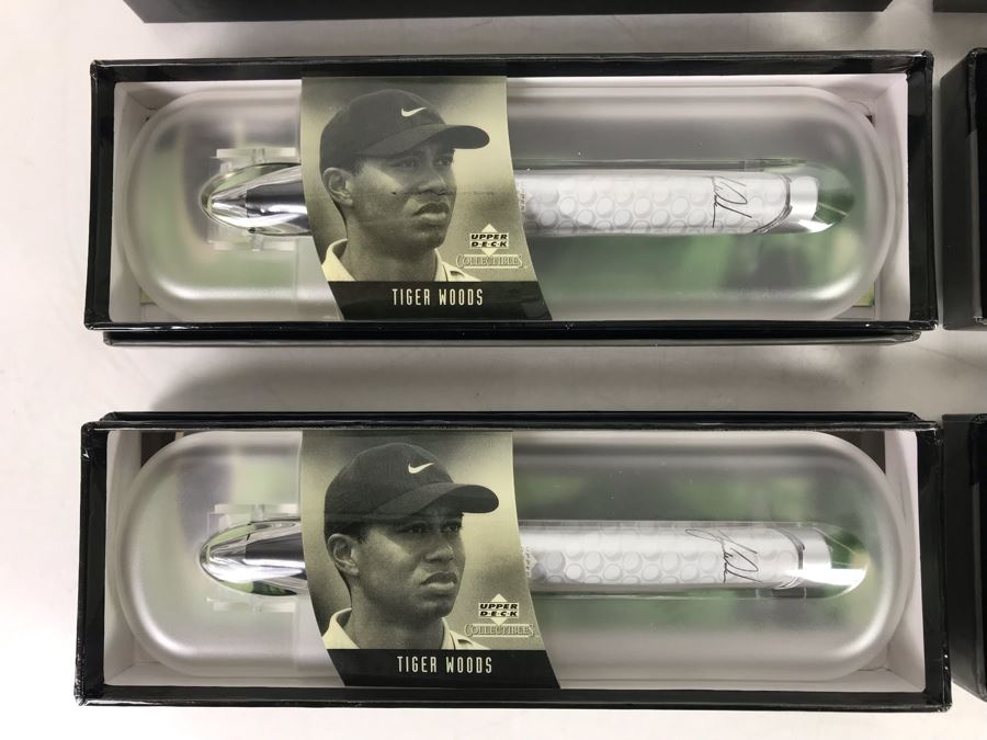 (6) New Upper Deck Limited Edition Tiger Woods Pod Ballpoint Pens [Photo 2]