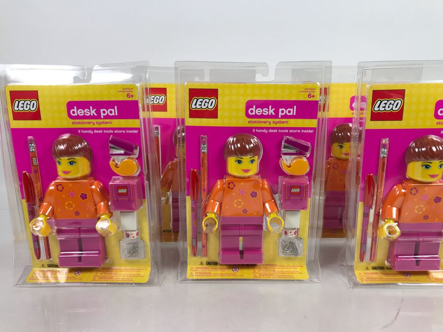 (6) New LEGO Girl Desk Pal Stationery Systems