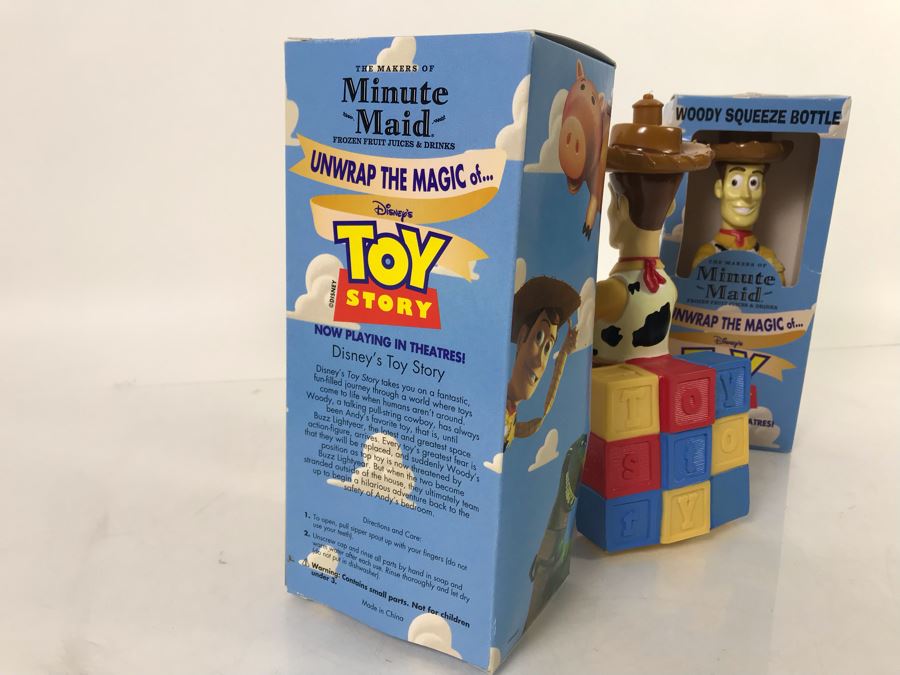 (4) Original Disney's Toy Story Woody Squeeze Bottles [Photo 8]