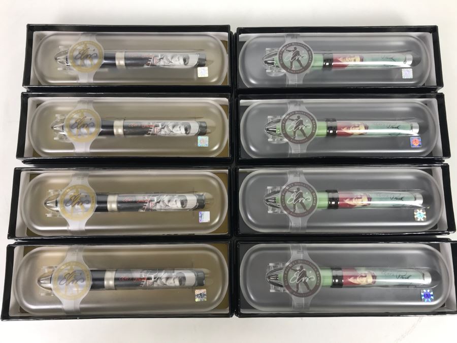(8) New Elvis Presley Signature Series Limited Edition POD Ballpoint Pens [Photo 1]