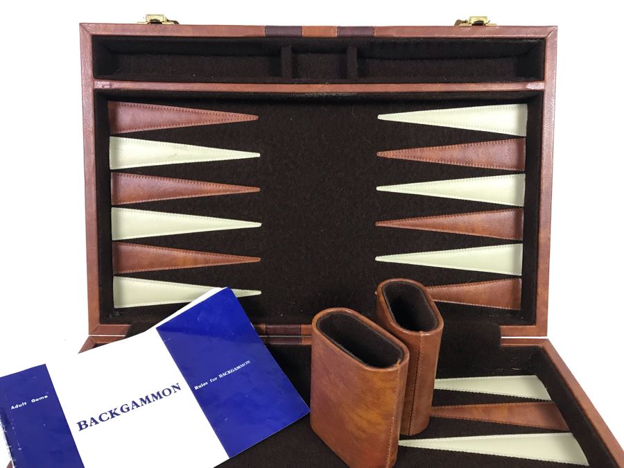 Portable Travel Case Backgammon Game [Photo 3]