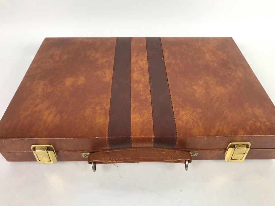 Portable Travel Case Backgammon Game [Photo 5]