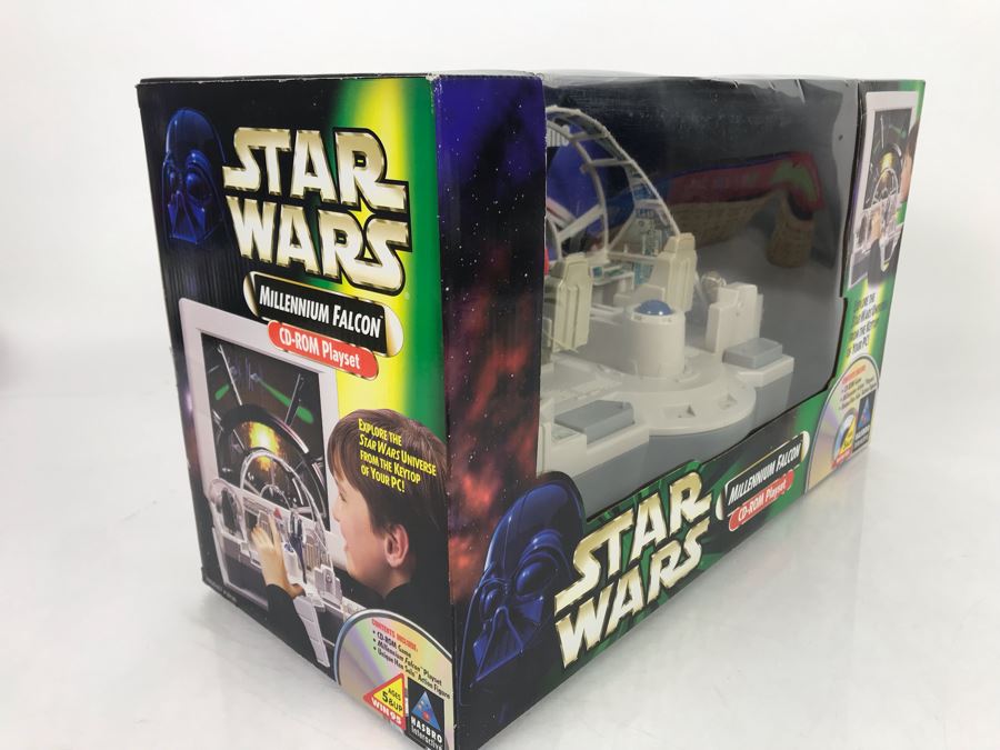 Star Wars Action Millennium Falcoln CD-ROM Playset Toy Hasbro New Old Stock [Photo 6]