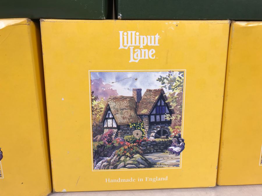 (11) Lilliput Lane Cottage Figurines With Boxes - See Photos For Details [Photo 2]