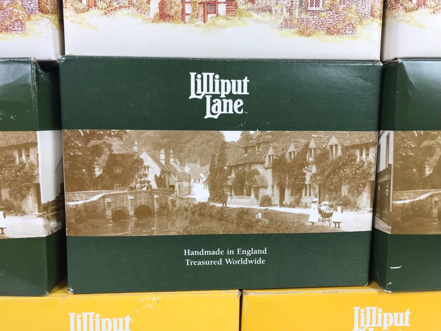 (11) Lilliput Lane Cottage Figurines With Boxes - See Photos For Details [Photo 3]