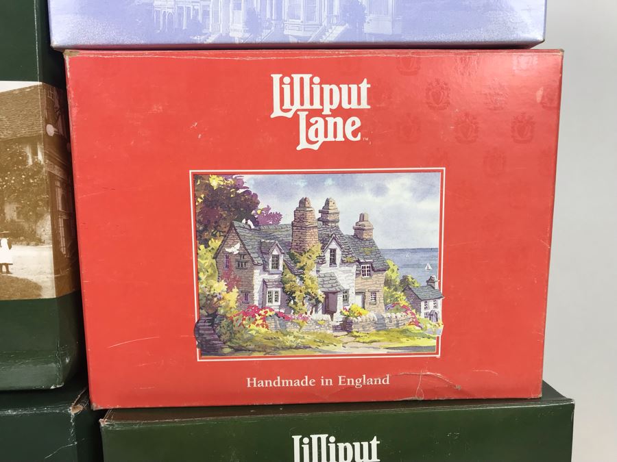 (12) Lilliput Lane Cottage Figurines With Boxes - See Photos For Details [Photo 5]