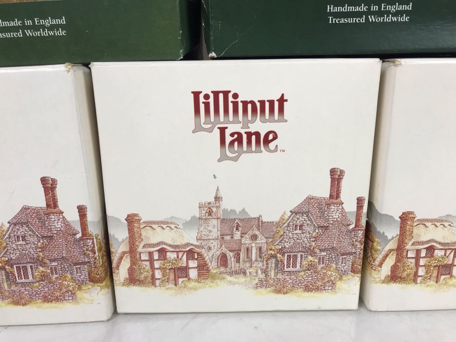 (12) Lilliput Lane Cottage Figurines With Boxes - See Photos For Details [Photo 2]